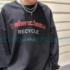 Balenciaga - Recycle Drill Letter Mottled Printed Crew-neck Sweatshirt