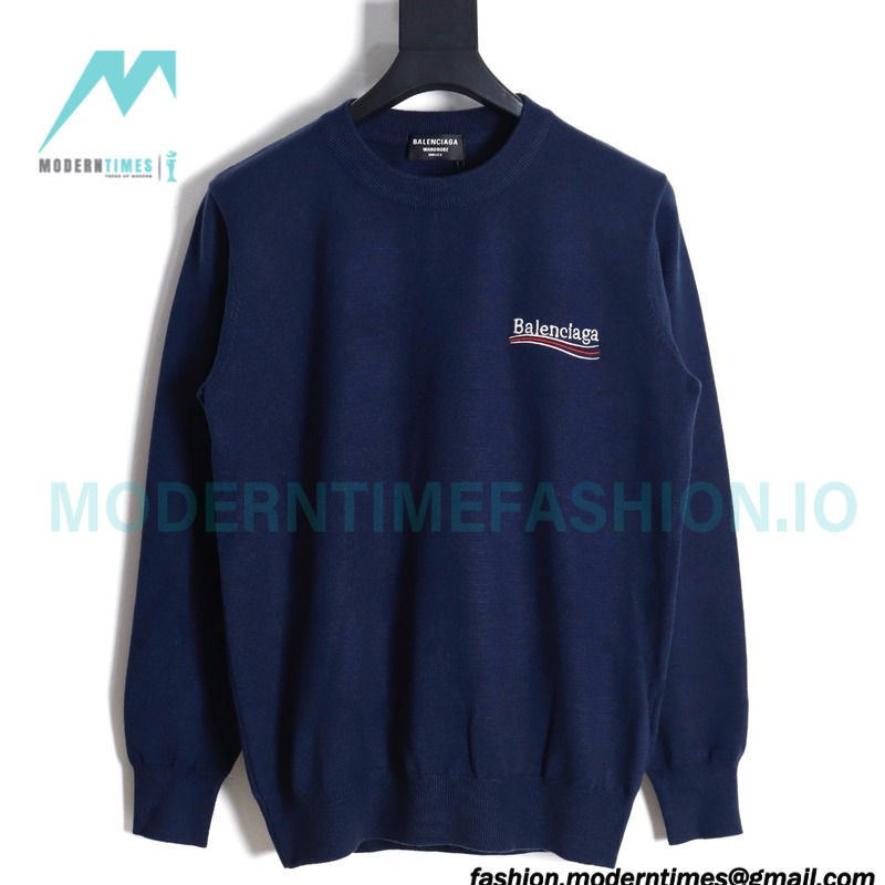 Burberry - 23Fw Embroidered Coke Knit Sweater