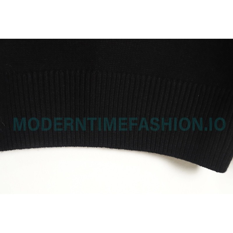 Balenciaga - 23FW Cashmere Blend Armband Crewneck Sweater