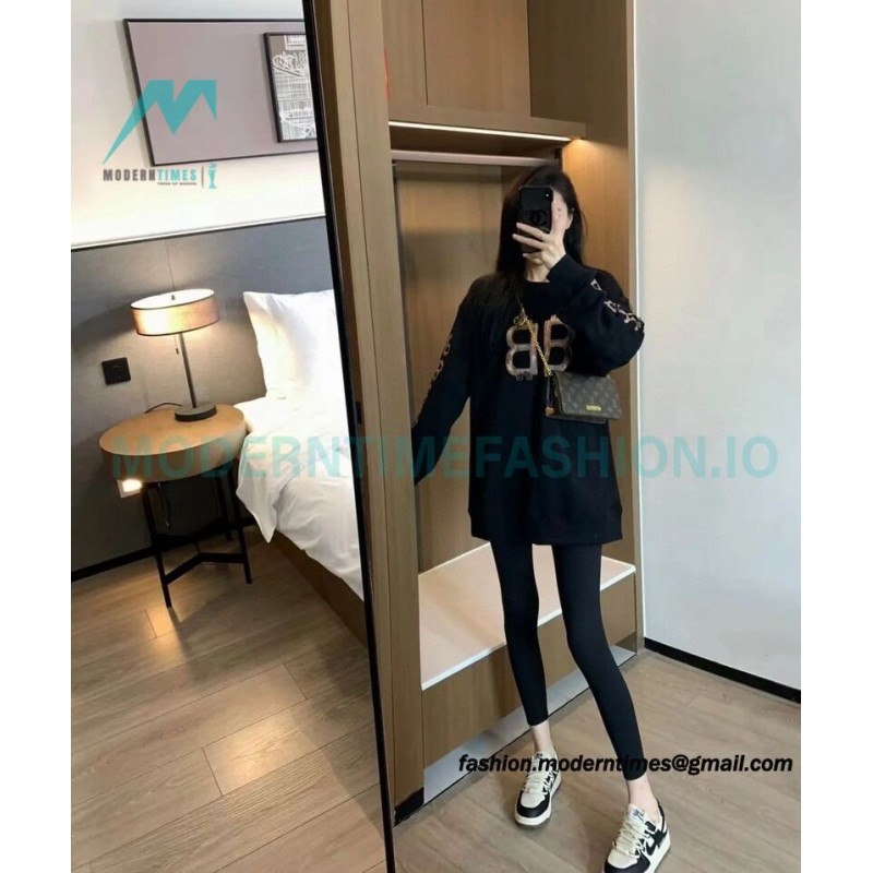 Balenciaga - 23FW Bitcoin Mud Dyed Turtleneck Sweater