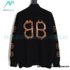 Balenciaga - 23FW Bitcoin Mud Dyed Turtleneck Sweater