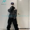 Balenciaga - 23FW Wool Blend Patchwork Hardshell Sweater