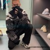 Balenciaga - 23FW Wool Blend Patchwork Hardshell Sweater