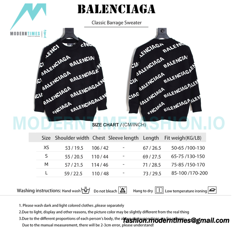 Balenciaga - Classic Barrage Sweater