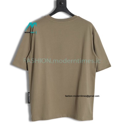 Gucci - Balenciaga Embroidered Logo Short Sleeve T-shirt