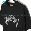 Gucci - Balenciaga Embroidered Logo Short Sleeve T-shirt