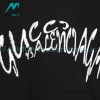 Gucci - Balenciaga Embroidered Logo Short Sleeve T-shirt