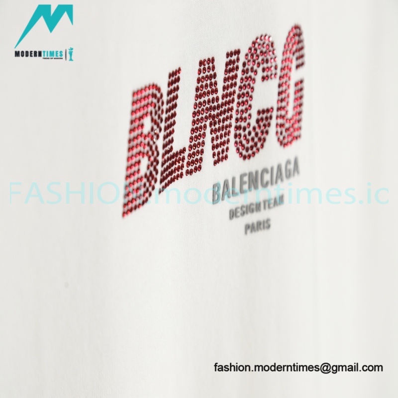 Balenciaga - Hot Drill Letter Short Sleeve T-shirt