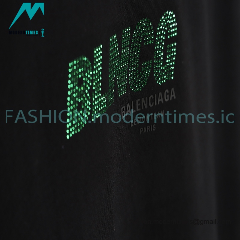 Balenciaga - Hot Drill Letter Short Sleeve T-shirt