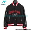 Balenciaga - Letterlock Embroidered Baseball Jacket