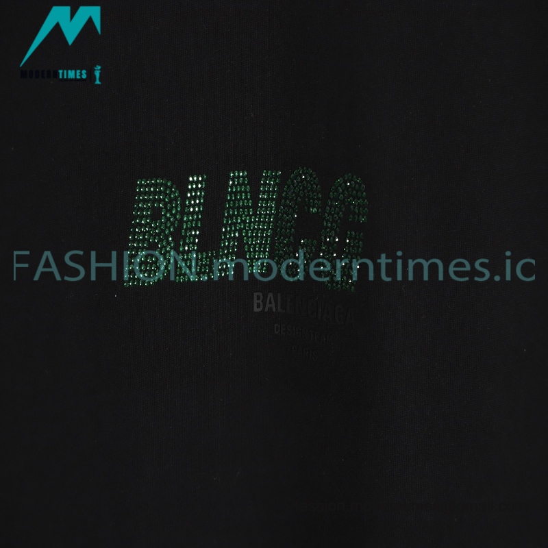 Balenciaga - Hot Drill Letter Short Sleeve T-shirt
