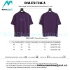 Balenciaga - Word Embroidered Short Sleeve T-shirt