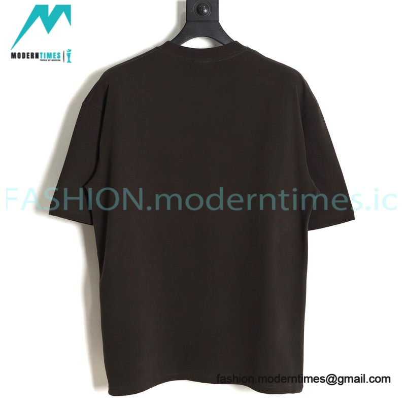 Balenciaga - Word Embroidered Short Sleeve T-shirt