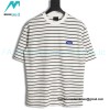 Balenciaga - Striped Silicone With Small Short Sleeve T-shirt