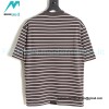 Balenciaga - Striped Silicone With Small Short Sleeve T-shirt