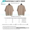 Balenciaga - GAP - YEEZY Mini Label Short Sleeve T-shirt