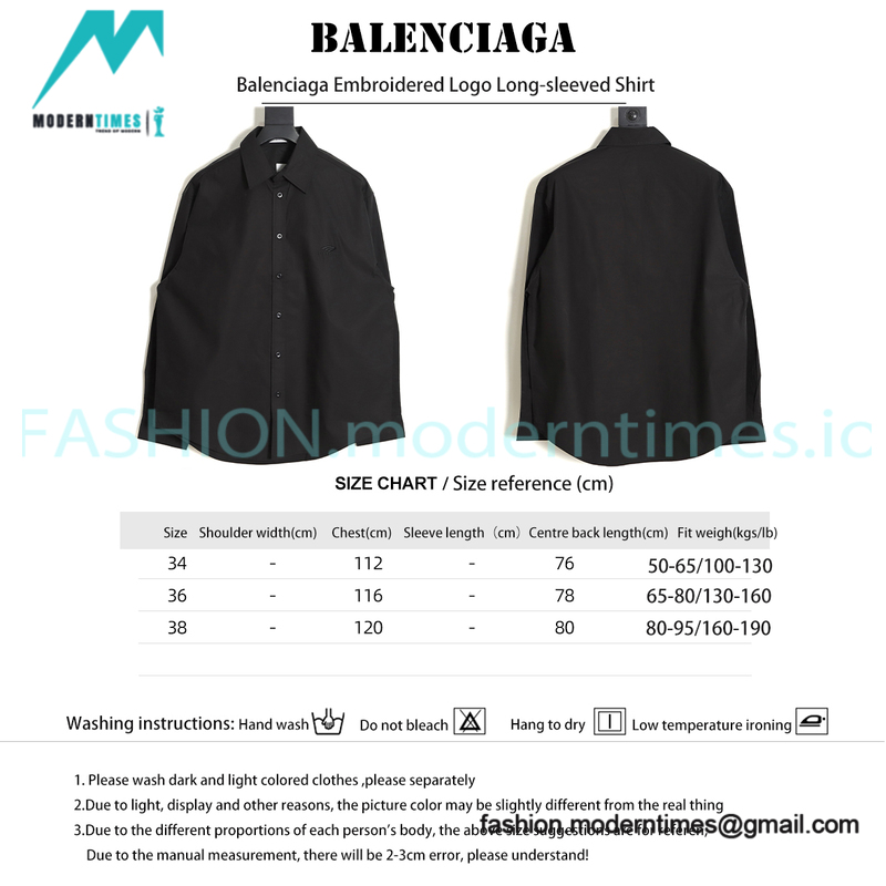 Balenciaga - Embroidered Logo Long-sleeved Shirt