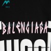 Balenciaga - Gucci Co-branded Letter Print Short Sleeve T-shirt