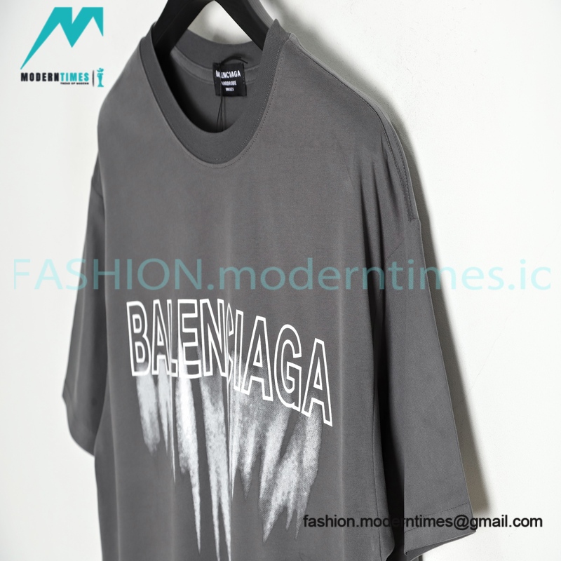 Balenciaga - Fluid Graffiti Print Short Sleeve