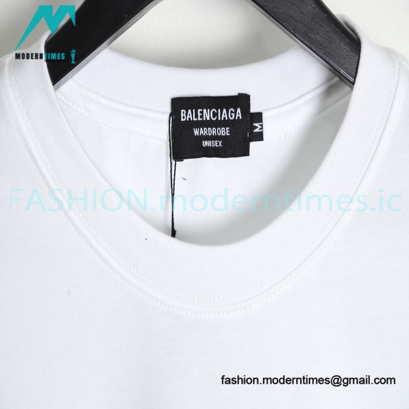 Balenciaga - Fluid Graffiti Print Short Sleeve