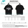 Balenciaga - Fluid Graffiti Print Short Sleeve