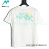 Balenciaga - Gucci Co-branded Green and Yellow Fluid Graffiti Print Short Sleeve