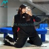Balenciaga - Adidas Co-branded 23SS Black and Red Patchwork Short Sleeve T-shirt