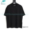 Balenciaga - 23SS Threaded Back Neck Embroidered Word Short Sleeve T-shirt