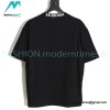 Balenciaga - 23SS Threaded Back Neck Embroidered Word Short Sleeve T-shirt