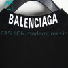 Balenciaga - 23SS Threaded Back Neck Embroidered Word Short Sleeve T-shirt