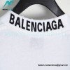 Balenciaga - 23SS Threaded Back Neck Embroidered Word Short Sleeve T-shirt
