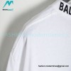 Balenciaga - 23SS Threaded Back Neck Embroidered Word Short Sleeve T-shirt