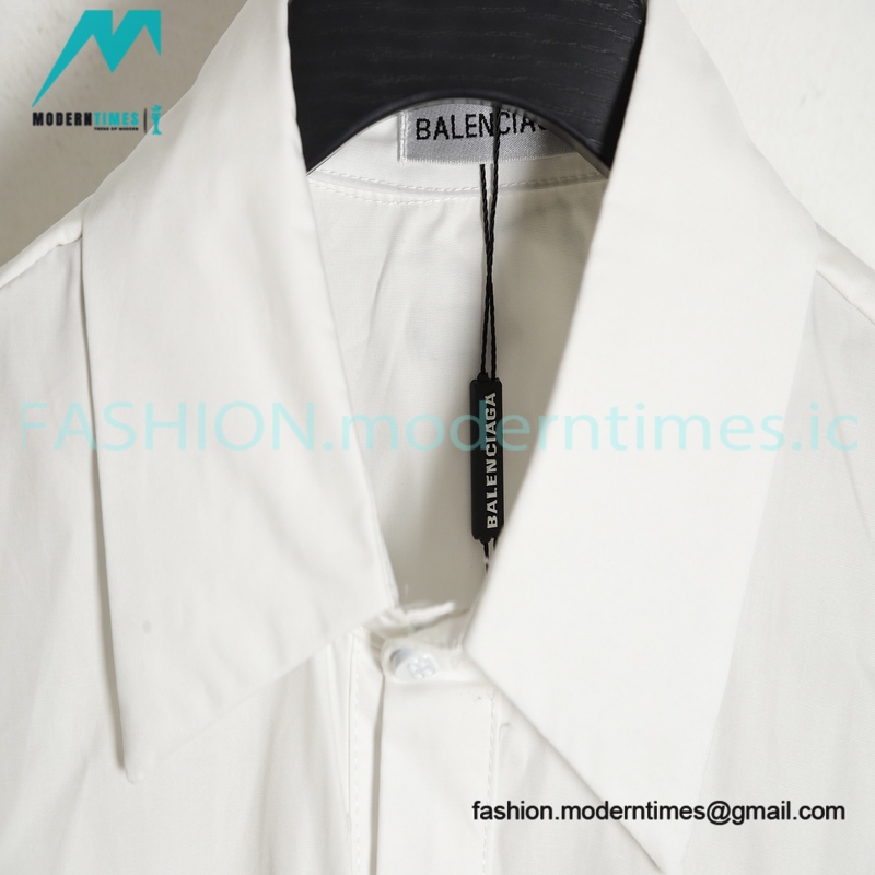 Balenciaga 23SS Spring/Summer Patchwork Long Sleeve Shirt