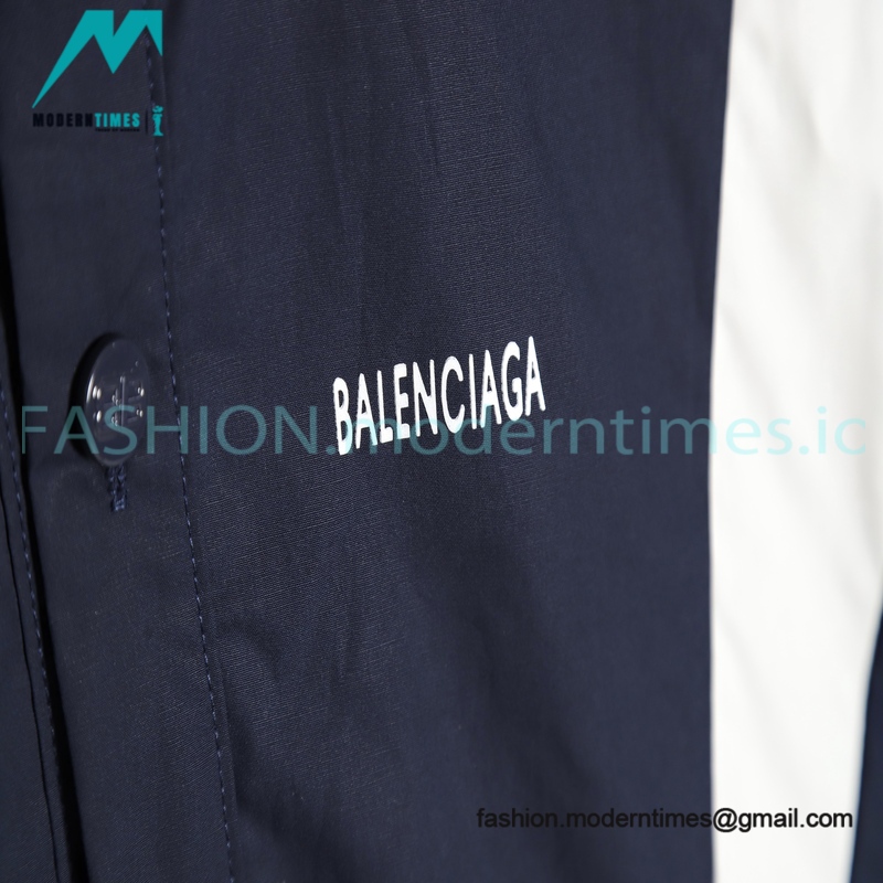 Balenciaga 23SS Spring/Summer Patchwork Long Sleeve Shirt
