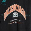 Balenciaga - 22SS Arc Type Letter Knife Cut Hole Short Sleeve T-shirt