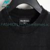 Balenciaga - 22SS Arc Type Letter Knife Cut Hole Short Sleeve T-shirt