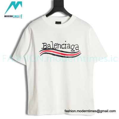 Balenciaga - New Styel Coke Print Crewneck Short Sleeves