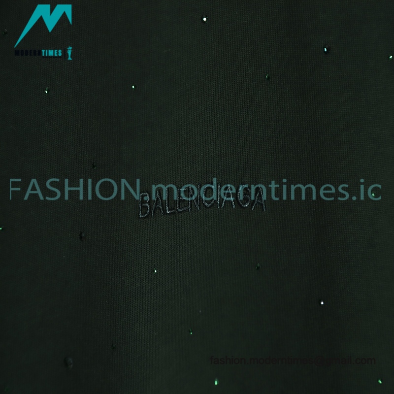 Balenciaga - Star Word Embroidered Short Sleeve T-shirt