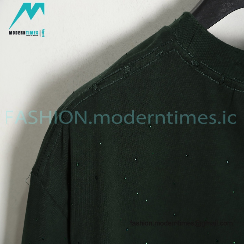 Balenciaga - Star Word Embroidered Short Sleeve T-shirt