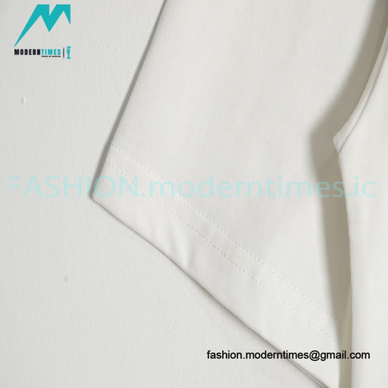 Balenciaga - Bone Letter Print Short Sleeve T-shirt
