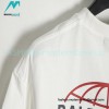 Balenciaga - Bone Letter Print Short Sleeve T-shirt