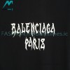 Balenciaga - Bone Letter Print Short Sleeve T-shirt