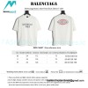 Balenciaga - Bone Letter Print Short Sleeve T-shirt