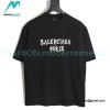 Balenciaga - Bone Letter Print Short Sleeve T-shirt