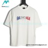 Balenciaga - Blue/White /Red Letter Print T-shirt