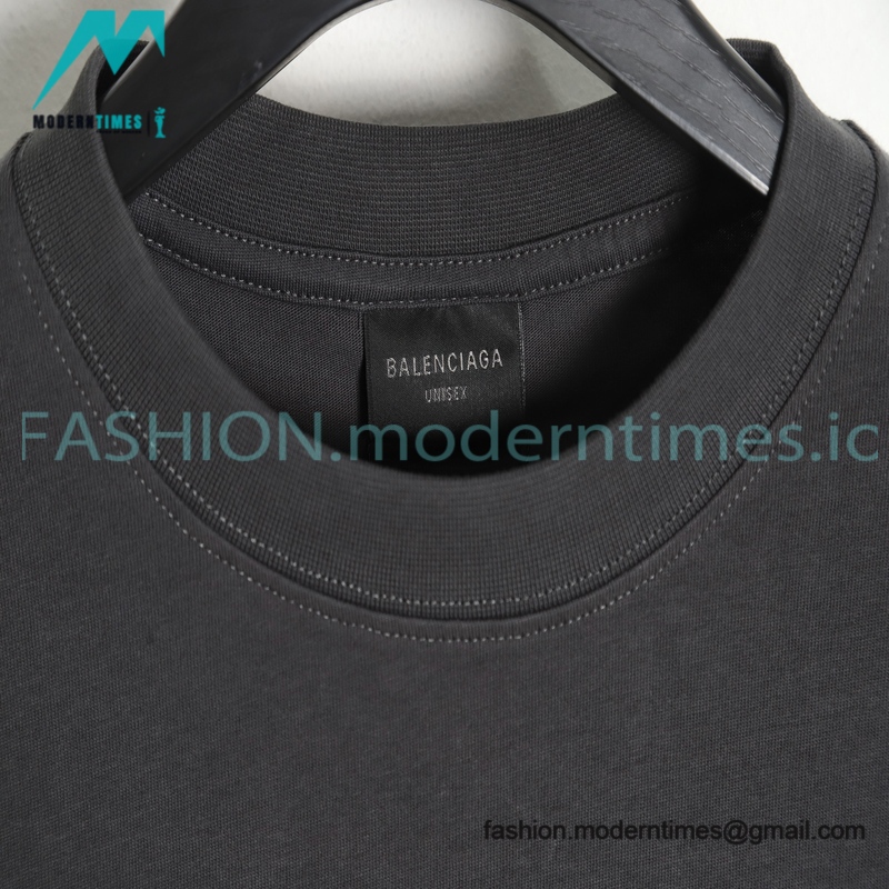 Balenciaga - Blue/White /Red Letter Print T-shirt