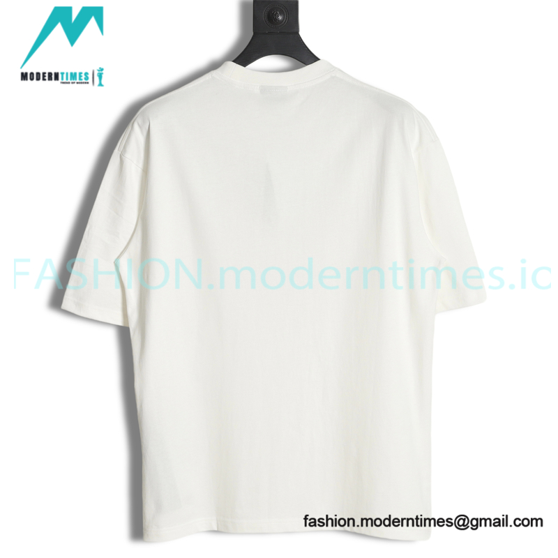 Balenciaga - Blue/White /Red Letter Print T-shirt
