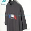 Balenciaga - Blue/White /Red Letter Print T-shirt