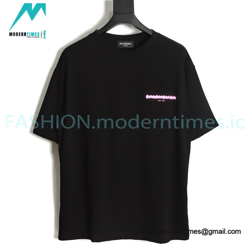 Balenciaga - 22SS Print Short Sleeve T-shirt