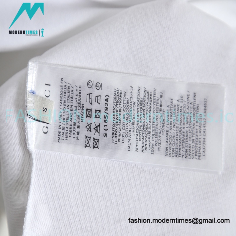 Balenciaga - Gucci  Floral Rabbit Print Short Sleeve T-shirt